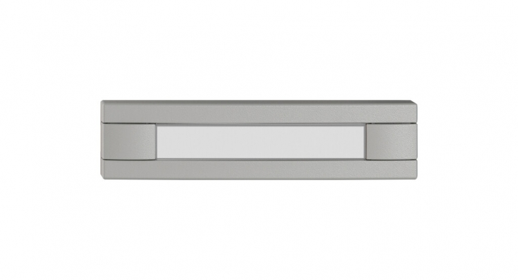 Pulsante 1/4 EDIZIO.liv SNAPFIX® p.KNX&UNI s.LED c.targ.comando 2 tasti grc 