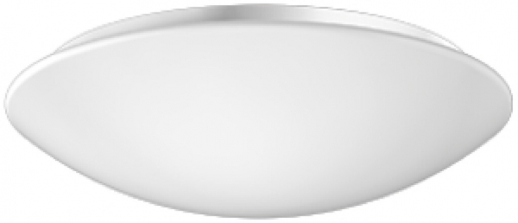 Luminaire apparent RZB FLAT BASIC E27 1×60W IP43 Ø250×106mm blanc 