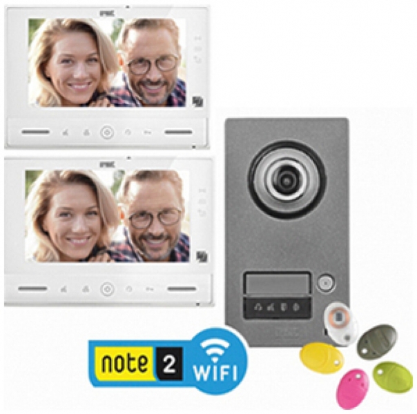 Kit de station de porte vidéo Urmet Note 2 pour maison 2-famille 