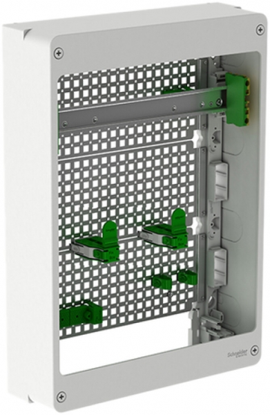 Armadio di distribuzione AP media SE Resi9 CX 18UM senza porta bianco RAL 9003 