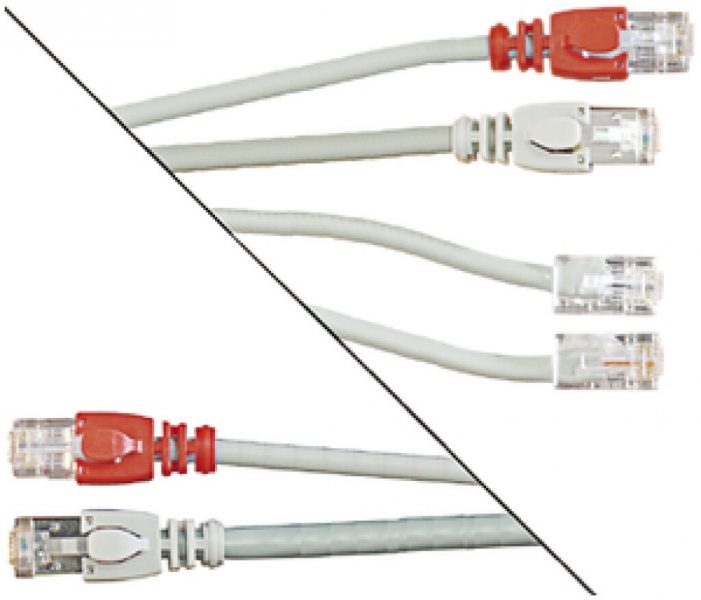 Câble d'essai et raccordement NT2ab+U blindé, gris L=1.5m 