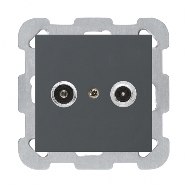 Prise antenne ENC kallysto R/TV montage B 19dB 2GHz anthracite 