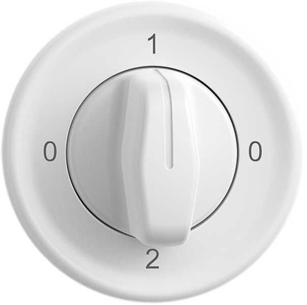 Interrupteur rotatif STANDARDdue SNAPFIX® manette commutateur 2/1L bc 