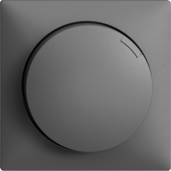 Variateur ENC EDIZIOdue 20…600W coupure de phase descendante gris foncé 