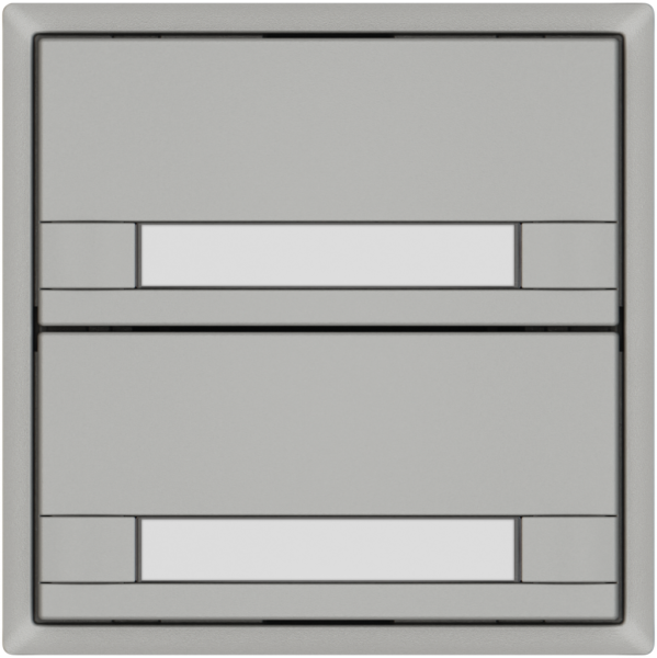 Pulsante KNX RGB EDIZIO.liv SNAPFIX® sensore temp.s.LED targ.2× com.2T grc 