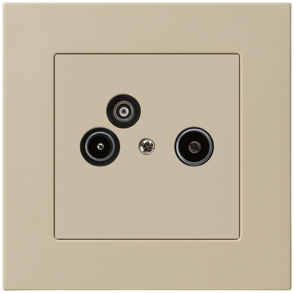 Prise pour antenne ENC R/TV/données kallysto.pro 2GHz 19db beige 