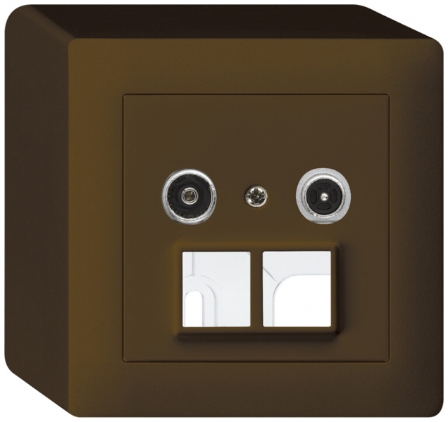 Presa multimedia AP kallysto R/TV 19dB 2GHz marrone 