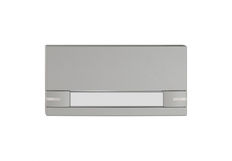 Poussoir 1/2 EDIZIO.liv SNAPFIX® p.KNX&UNI a.LED a.étiquette comm.2touch.grc 