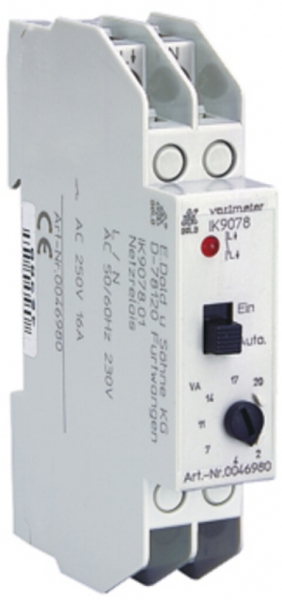 Interruttore rete 16A 250VAC IK 9078.01 