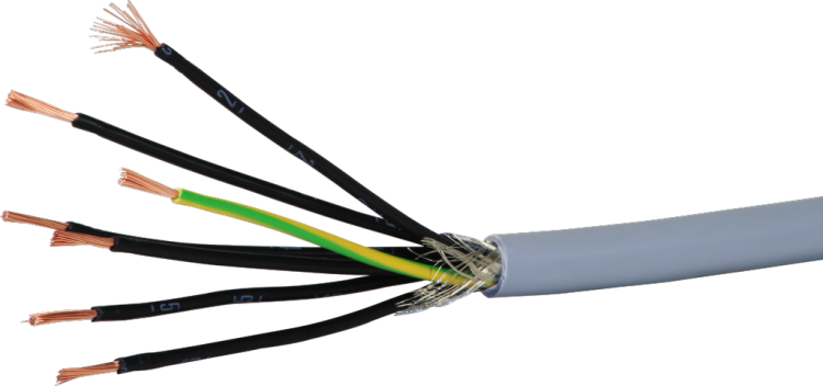 Câble de commande CY 7x1,5mm² num.gr Une longueur