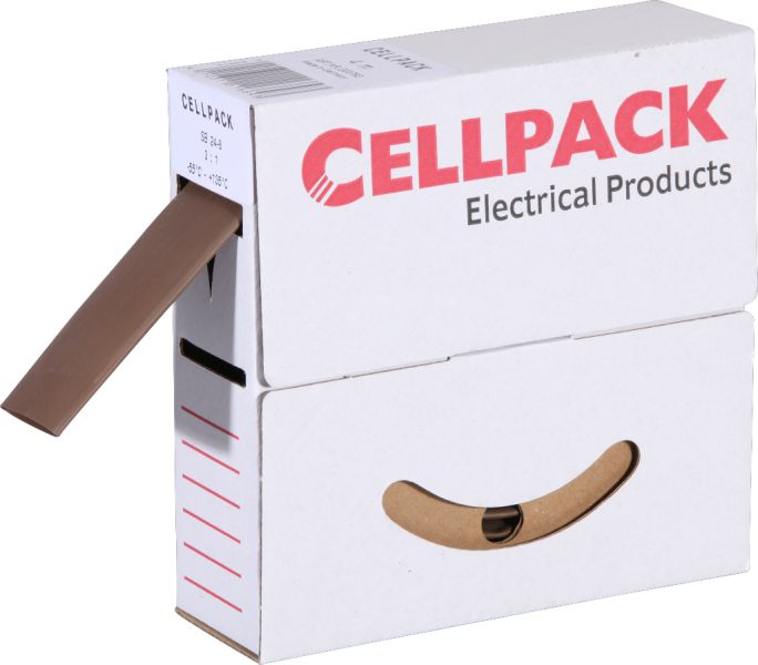 Guaina retrattile SB 3mm×15m marrone 