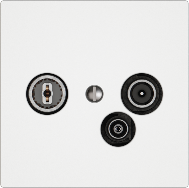 Presa antenna TV-R-dati EDIZIO.liv SNAPFIX® 19dB bi 