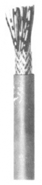 Câble de commande LiYCY DIN 4×0.25mm² gris Une longueur