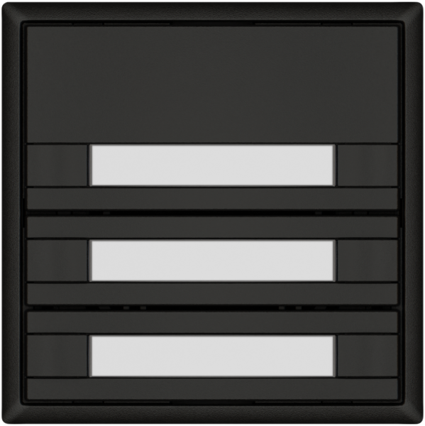 Pulsante KNX RGB EDIZIO.liv SNAPFIX® sensore temp.s.LED targ.6× com.1T ne 