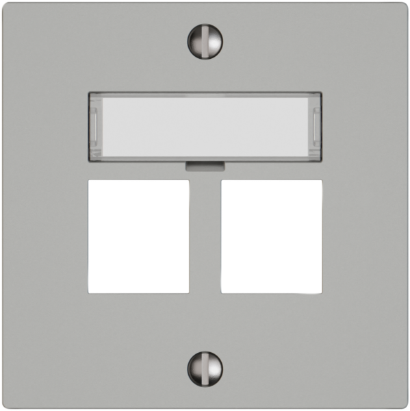 Kit de montage EDIZIO.liv Keystone SNAPFIX® droit 2× grc 