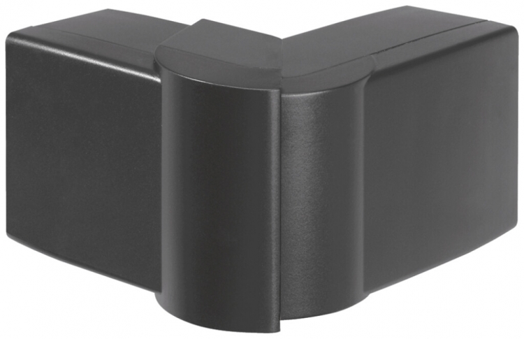 Angolo esterno Hager tehalit.LF 57×40mm nero IP30 