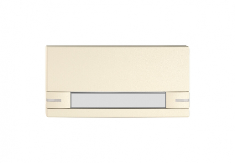 Poussoir 1/2 EDIZIO.liv SNAPFIX® p.KNX&UNI a.LED a.étiquette comm.2touch.cr 