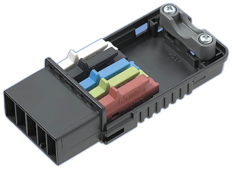 Spina R&M Cable-Outlet 5L 400V 16A per TT 5×1.5mm² 