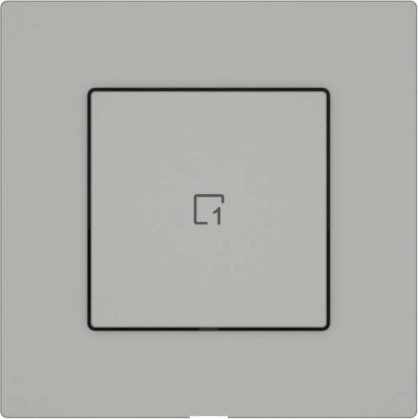 Poussoir scènes EDIZIO.liv Wiser SNAPFIX® 1 scène 1 touche grc 