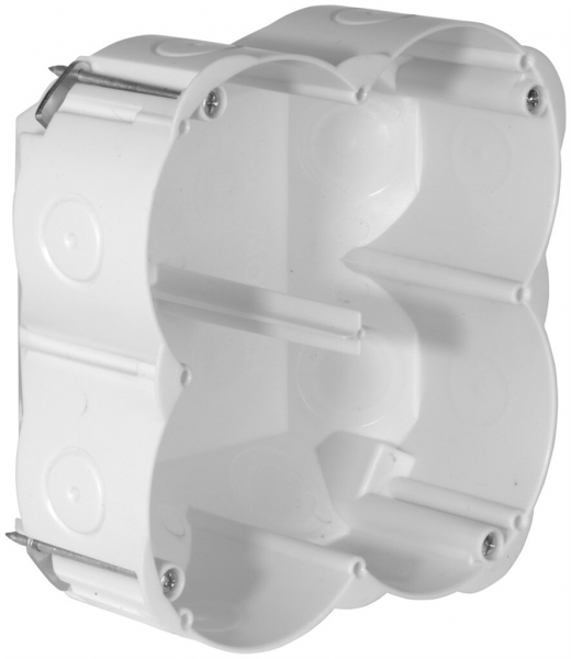 Boîte pour paroi creuse MT CRALLO-SPRINT 2×2, profondeur 70mm, blanc 