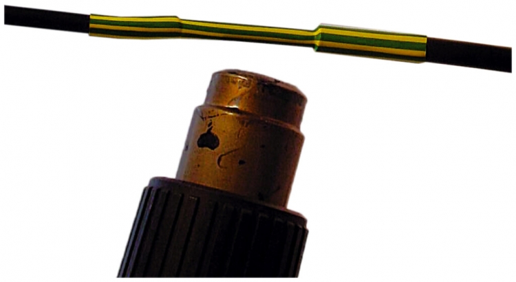 Gaine rétractable 3:1 39/13 L=1.2m transparent 