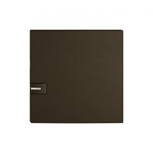 Pulsante 1/1 EDIZIO.liv KNX e UNI con SNAPFIX® con LED comando a 1 tasto ma 