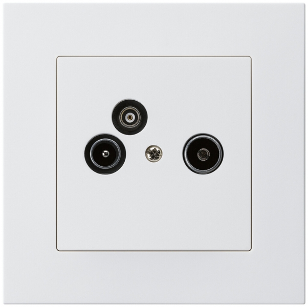 Presa antenna INC R/TV/dati kallysto.pro 2GHz 19db bianco 