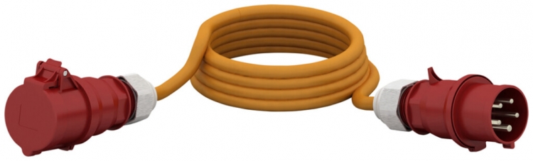 Prolunga PUR CEE/CEE Bals 32A 5P 6h 30m 5×6mm² IP44 