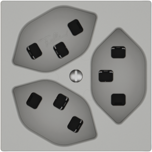 Presa EDIZIO.liv SNAPFIX® 3×T23 grc 