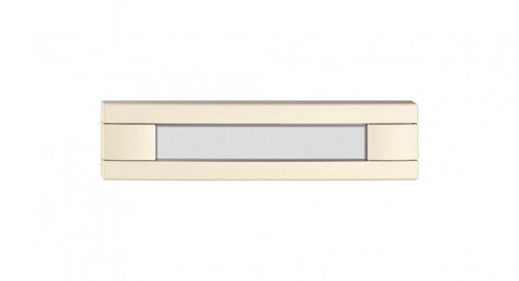 Pulsante 1/4 EDIZIO.liv SNAPFIX® p.KNX&UNI s.LED c.targ.comando 2 tasti cr 