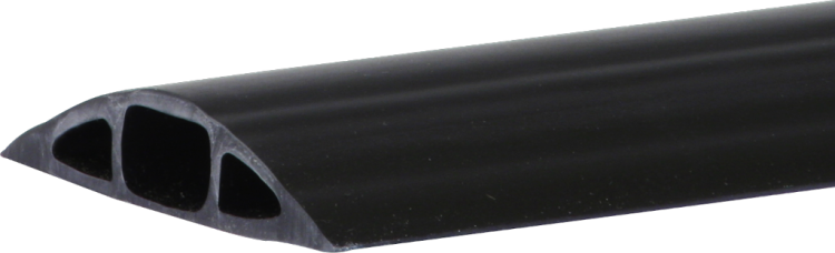 Seuil en caoutchouc 76×17mm 1.5m noir 