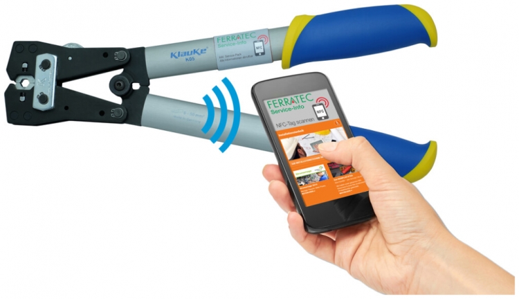 Utensile per crimpatura Ferratec K05DNFC 6…50mm² 390mm 