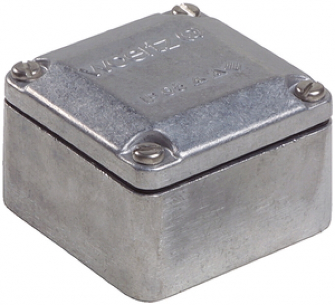 Scatola alluminio Woertz grd.0B con 2 entrate M20 