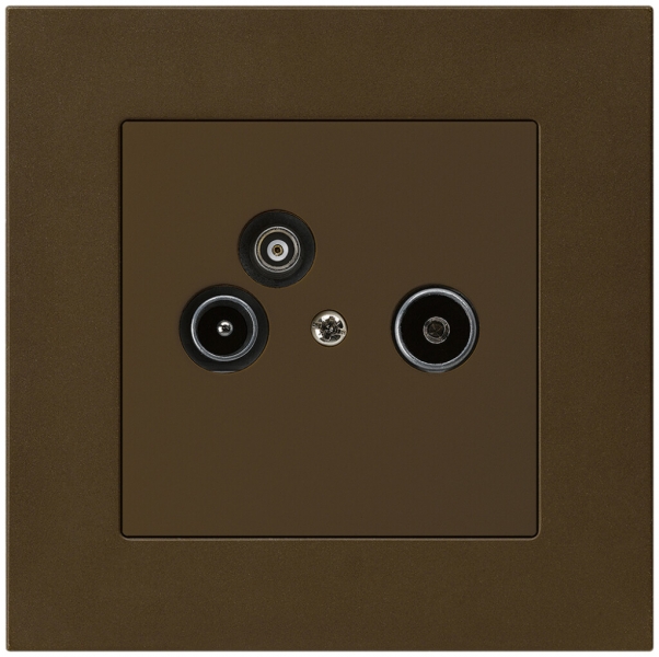 UP-Antennendose R/TV-Daten kallysto.pro 2GHz 19db braun 