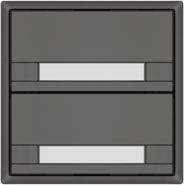 Pulsante KNX RGB EDIZIO.liv SNAPFIX® sensore temp.s.LED targ.2× com.2T grs 