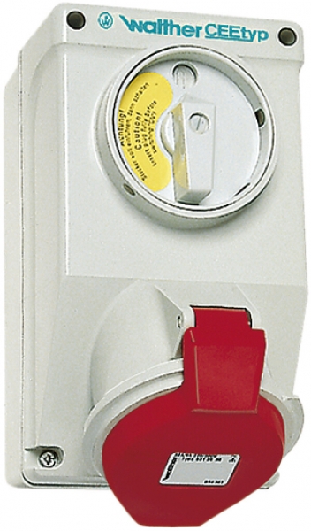 Presa murale AP CEEtyp 5L 16A IP44, 6h 