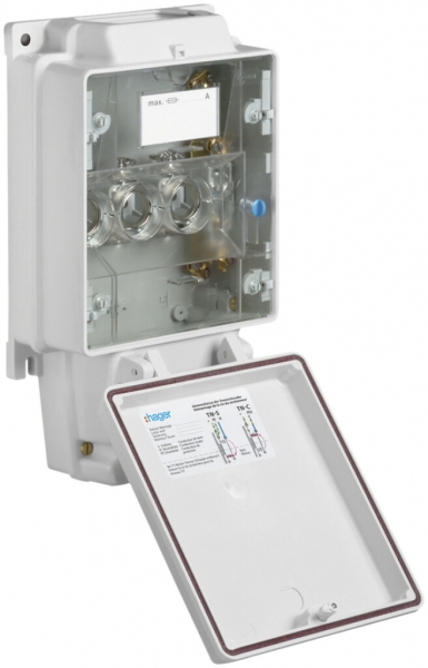 Coffret d'abonnés weber.hse60 63A entrée/sortie brides Cu/Al 