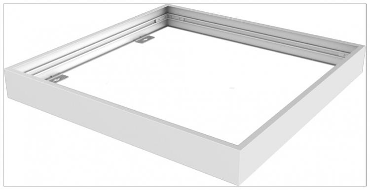 Telaio per montaggio AP Sylvania alluminio 625×625×70mm bianco 