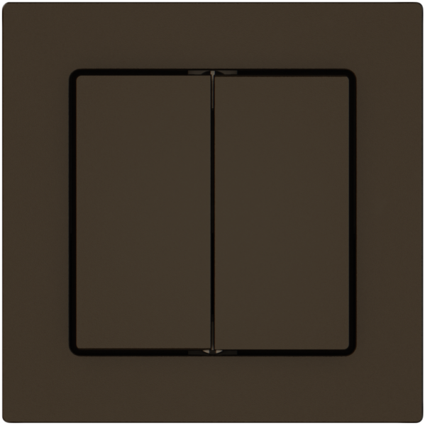 Druckschalter/-taster EDIZIO.liv SNAPFIX® Schliesser-Öffner+Wechsel 3/1L br 