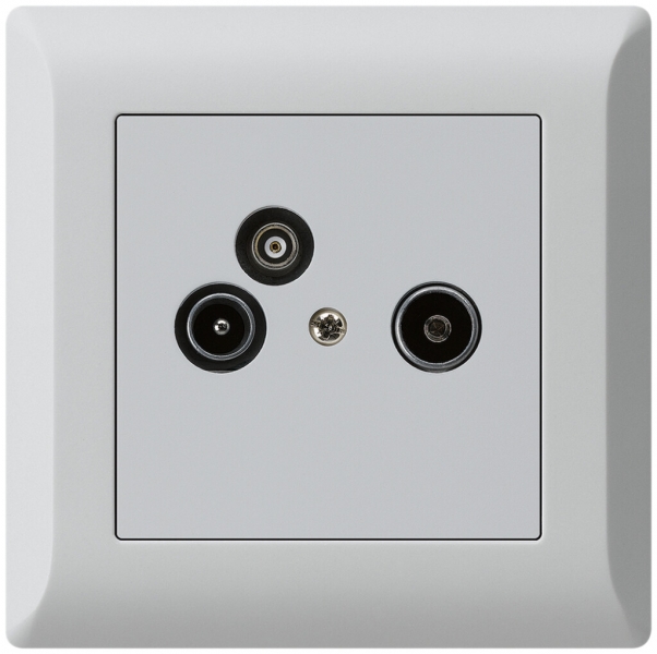 Presa antenna INC R/TV/dati kallysto.line 2GHz 19db grigio chiaro 