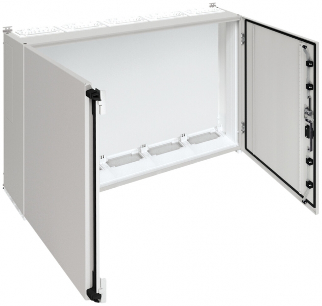 Armadio murale Hager univers con porta piena CP II IP55 950×1300×275mm RAL 7035 