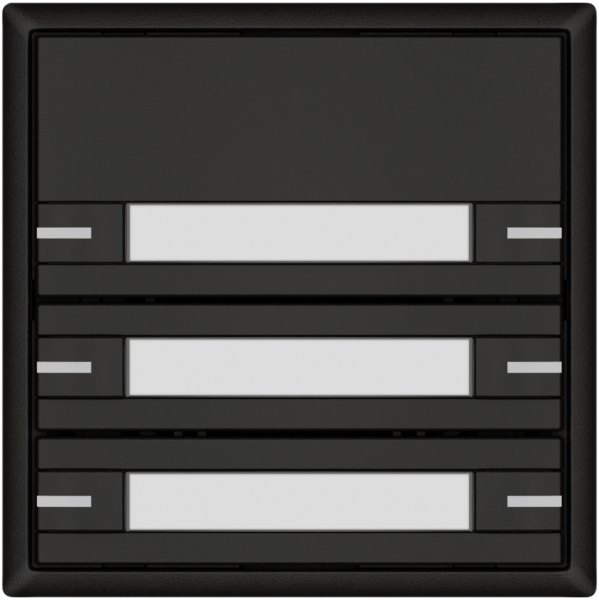 Poussoir KNX RGB EDIZIO.liv SNAPFIX® capteur temp.RGB-LED étiqu.3×com.2T no 