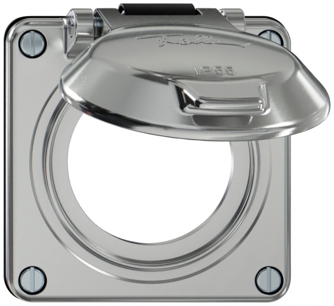 Partie supérieure ELEMENT SNAPFIX® avec clapet axe et ressort isolés Ø53mm alu 