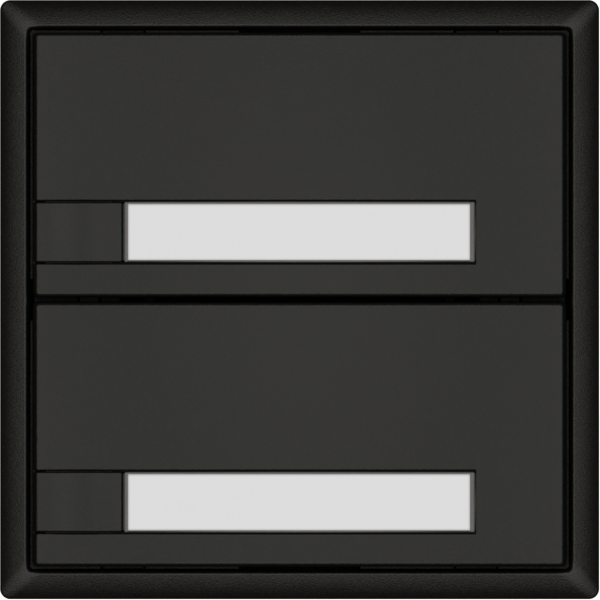 Poussoir universel EDIZIO.liv UNI SNAPFIX® 12…48V s.LED 2× comm.1T étiqu.no 