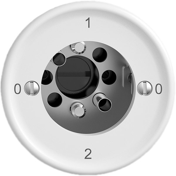 Interruttore rotativo STANDARDdue SNAPFIX® commutatore 2/2L s.cilindro bi 