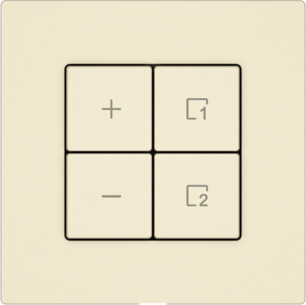 Regolatore DALI EDIZIO.liv Wiser SNAPFIX® 1 scena 4 tasti cr 