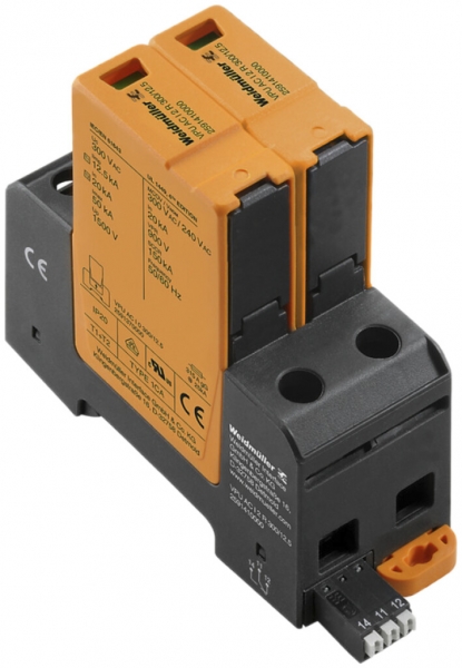 Überspannungsableiter Weidmüller VPU AC I 2 R 300/12.5 