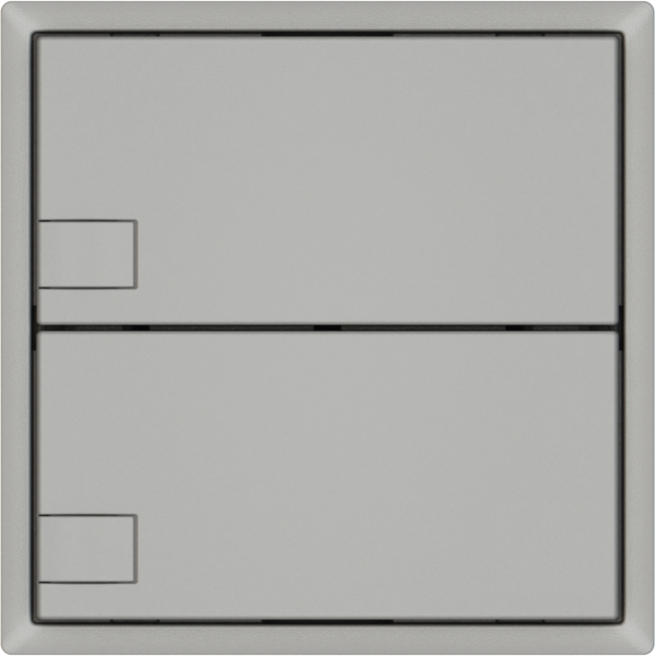 Poussoir universel EDIZIO.liv UNI SNAPFIX® 12…48V s.LED 2× comm.1T grc 