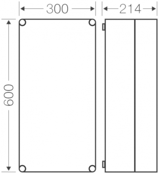 Scatola per apparecchio Hensel Mi0410 