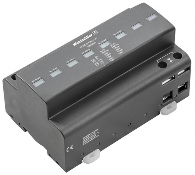 Scaricatore di sovratensione Weidmüller VPU AC I 3+1 440/25 LCF 